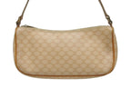 Celine Hobo Mini Handbag Pouch Macadam Pattern Beige — view 3