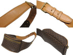 Celine Macadam Waist Bag Leather Brown Gold — view 7