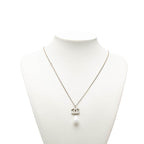 Chanel CC Logo Pendant Silver White Metal — view 5