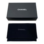 Chanel Card Case Coin Classic Zip Fragment Quilted Caviar Leather CC Logo Black — view 9