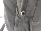 Prada Backpack Triangle Logo Black Nylon White Tag Silver — view 7