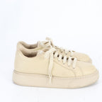 Prada Leather Low Cut Sneakers Lace Up Shoes Flat — view 5
