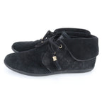 Louis Vuitton Monogram 36.5 Sneakers Lace Up Shoes Black — view 5