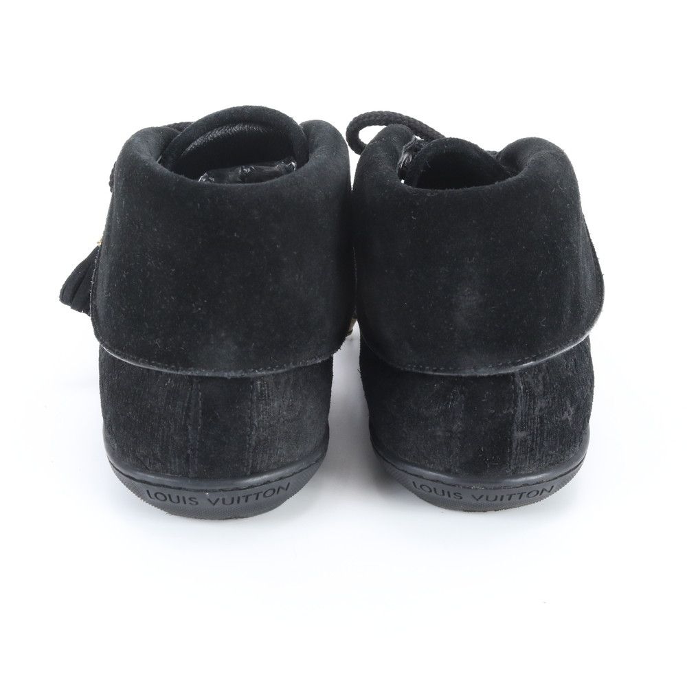 Louis Vuitton Monogram 36.5 Sneakers Lace Up Shoes Black — view 4