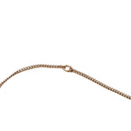 Chanel Necklace CC Logo Orange Double Face Gold — view 6