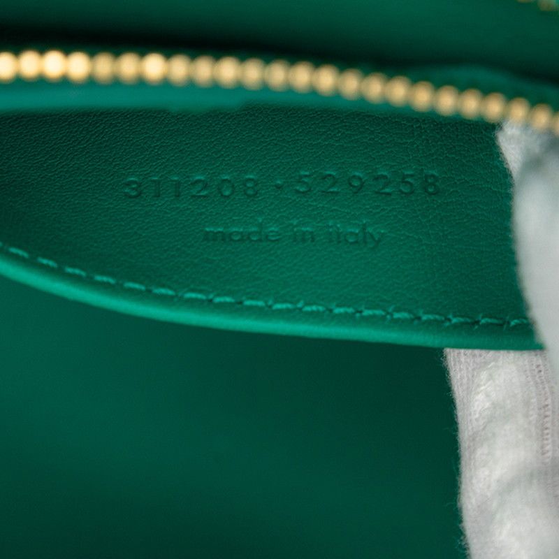 Saint Laurent Line Cabas Classic Tote Green Leather — view 6