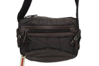 Prada Sports Handbag Brown Nylon Leather Silver — view 2