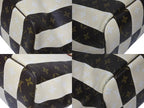 Louis Vuitton Tote Bag Rayures Neverfull MM Brown Monogram Canvas Leather — view 7
