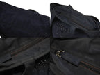 Prada Tote Bag Logo Sequin Nylon Navy — view 7