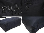 Prada Tote Bag Logo Sequin Nylon Navy — view 5