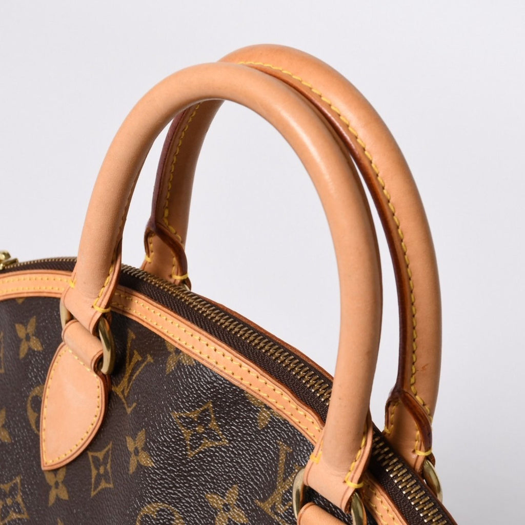 Louis Vuitton Monogram Lockit Handbag Vachetta Leather — view 5