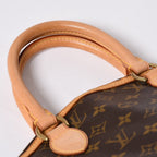 Louis Vuitton Monogram Lockit Handbag Vachetta Leather — view 6