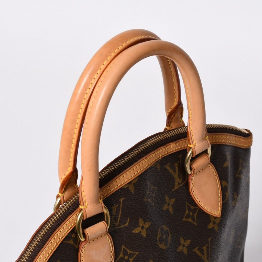 Louis Vuitton Monogram Lockit Handbag Vachetta Leather — view 4