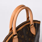 Louis Vuitton Monogram Lockit Handbag Vachetta Leather — view 4