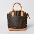 Louis Vuitton Monogram Lockit Handbag Vachetta Leather — view 2