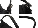 Fendi Mamma Baguette Bag Tote Cotton Metal Gray Black — view 7
