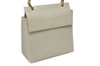 Gucci Bamboo Handbag Wood Handle Ivory Leather Suede Gold — view 3