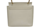 Gucci Bamboo Handbag Wood Handle Ivory Leather Suede Gold — view 2