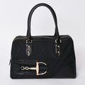 Gucci Sherry Line Horsebit Tote Bag Leather GG Canvas