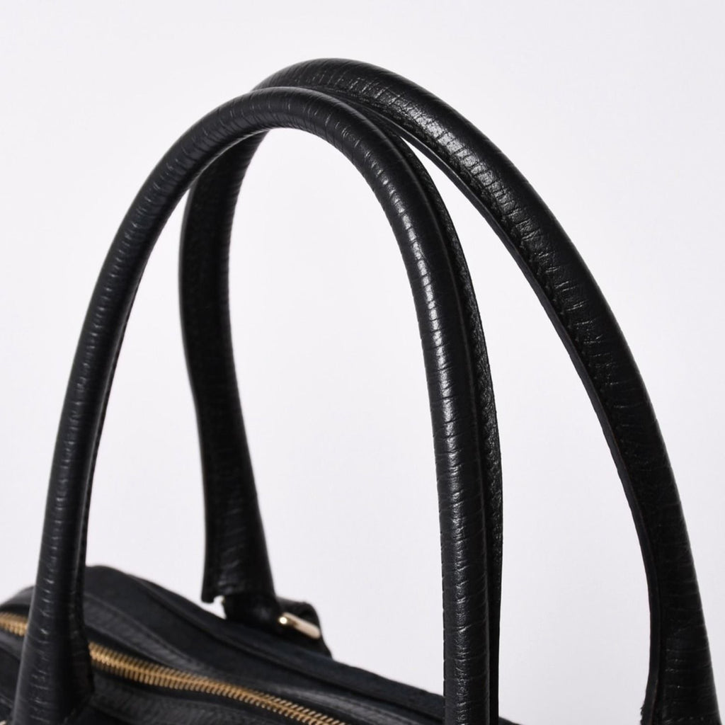 Gucci Sherry Line Horsebit Tote Bag Leather GG Canvas — view 6