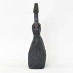 Gucci Hobo Handbag GG Canvas Leather Black Gold — view 4