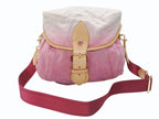 Louis Vuitton Shoulder Bag Monogram Denim Sunshine Pink White Gold