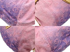 Louis Vuitton Shoulder Bag Monogram Denim Sunshine Pink White Gold — view 6