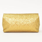 Louis Vuitton Clutch Limelight PM Gold Silk Wool — view 2