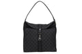 Gucci Tote Bag GG Canvas Black Metal