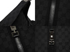 Gucci Tote Bag GG Canvas Black Metal — view 7