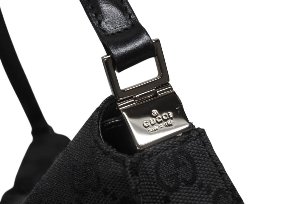 Gucci Tote Bag GG Canvas Black Metal — view 4