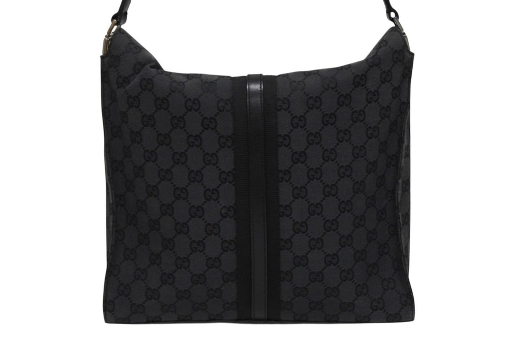 Gucci Tote Bag GG Canvas Black Metal — view 2
