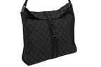 Gucci Tote Bag GG Canvas Black Metal — view 3
