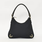 Gucci Handbag GG Canvas Leather Black Gold — view 4