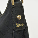 Gucci Handbag GG Canvas Leather Black Gold — view 6