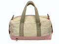 Chanel Sports Line Boston Bag CC Logo Canvas Ivory Pink Silver