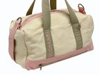 Chanel Sports Line Boston Bag CC Logo Canvas Ivory Pink Silver — view 4