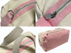 Chanel Sports Line Boston Bag CC Logo Canvas Ivory Pink Silver — view 7