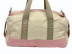 Chanel Sports Line Boston Bag CC Logo Canvas Ivory Pink Silver — view 3