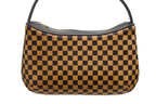 Louis Vuitton Damier Sauvage Tiger Handbag Calf Hair Leather Brown Gold — view 2