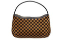 Louis Vuitton Damier Sauvage Tiger Handbag Calf Hair Leather Brown Gold