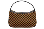 Louis Vuitton Damier Sauvage Tiger Handbag Calf Hair Leather Brown Gold