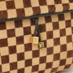 Louis Vuitton Damier Sauvage Gazelle Cross Calf Hair Brown Crossbody — view 6