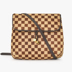 Louis Vuitton Damier Sauvage Gazelle Cross Calf Hair Brown Crossbody
