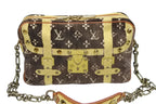 Louis Vuitton Monogram Trompeouille Trocadero Shoulder Bag Brown Yellow Velvet — view 2