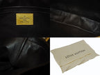 Louis Vuitton Monogram Trompeouille Trocadero Shoulder Bag Brown Yellow Velvet — view 8