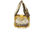 Louis Vuitton Sac Fural Shoulder Bag Tote White Yellow Gold