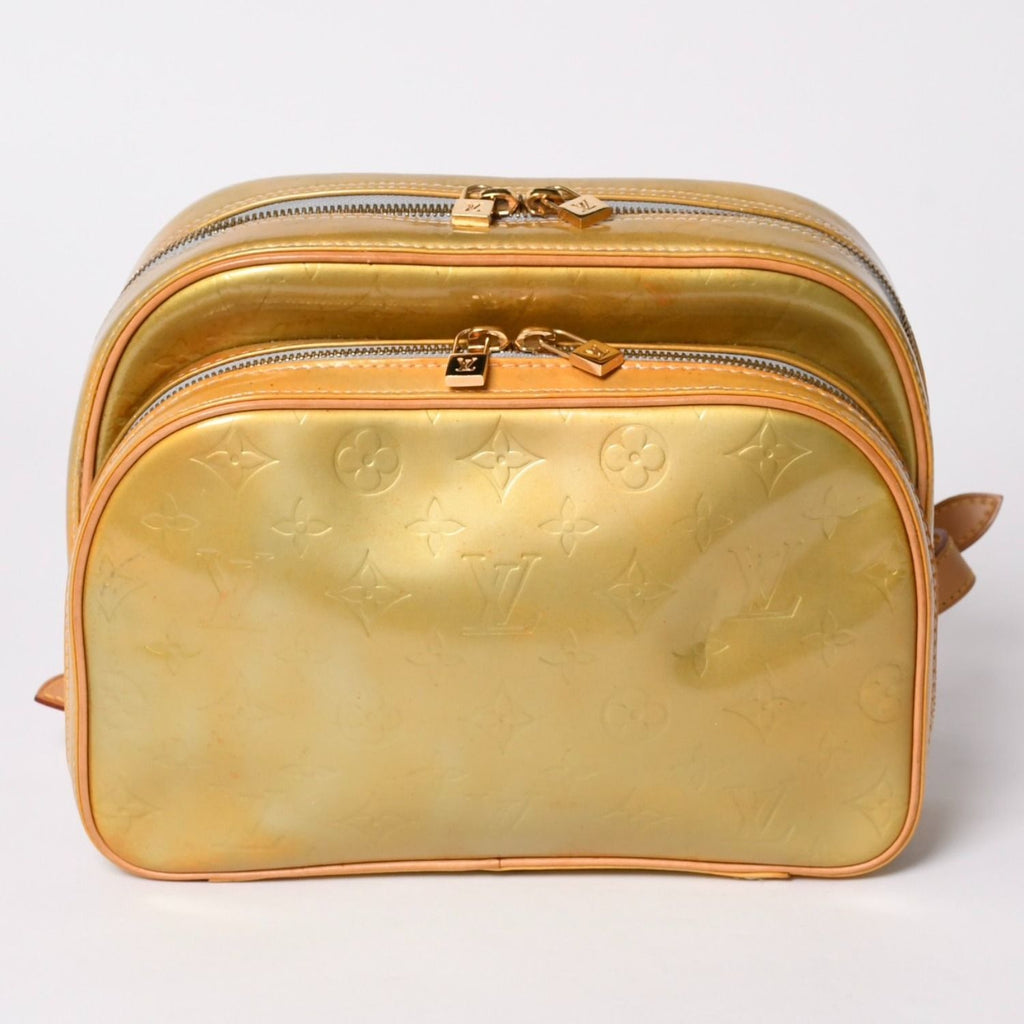 Louis Vuitton Murray Marley Backpack Monogram Vernis Yellow Brown