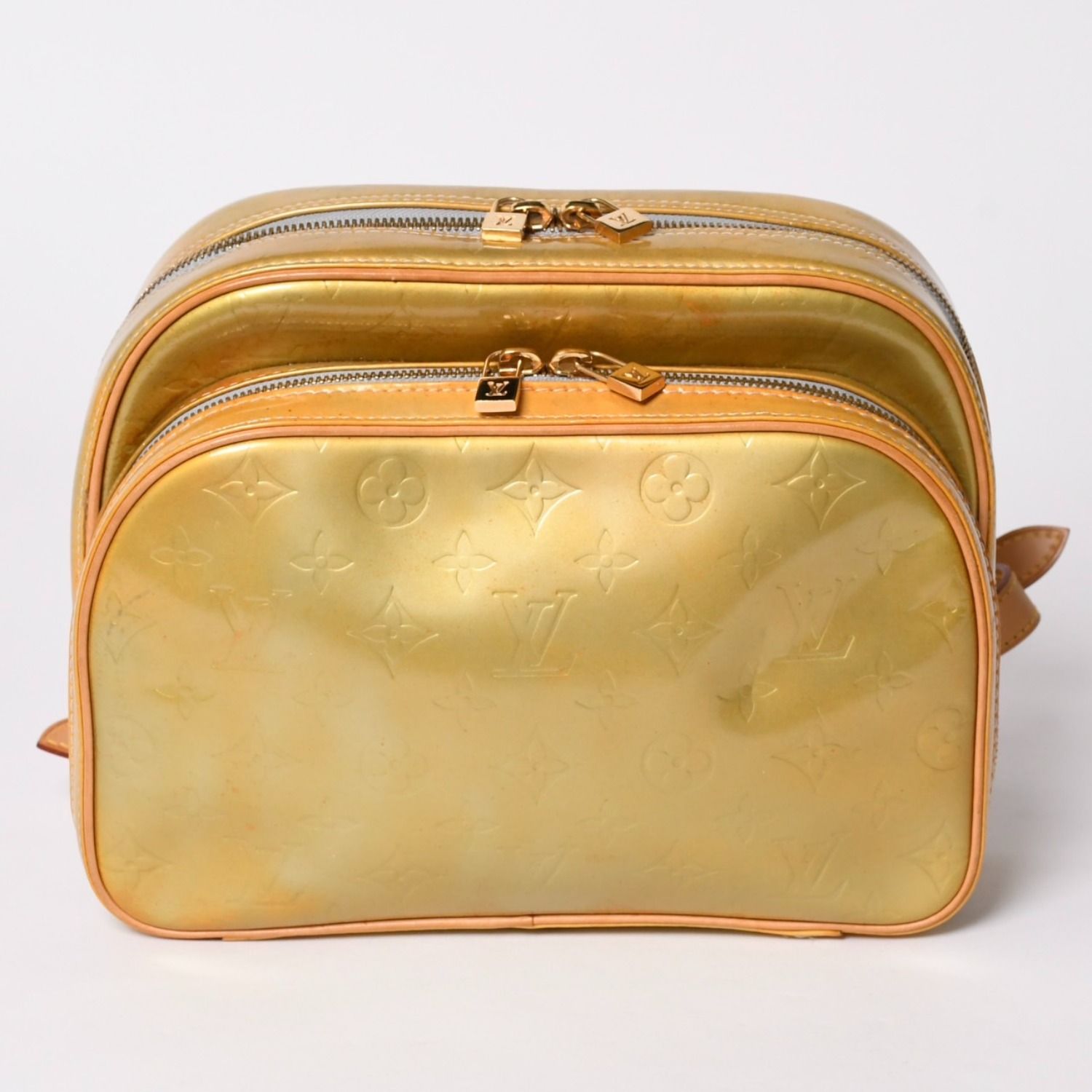 Louis Vuitton Murray Marley Backpack Monogram Vernis Yellow Brown