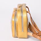 Louis Vuitton Murray Marley Backpack Monogram Vernis Yellow Brown — view 4